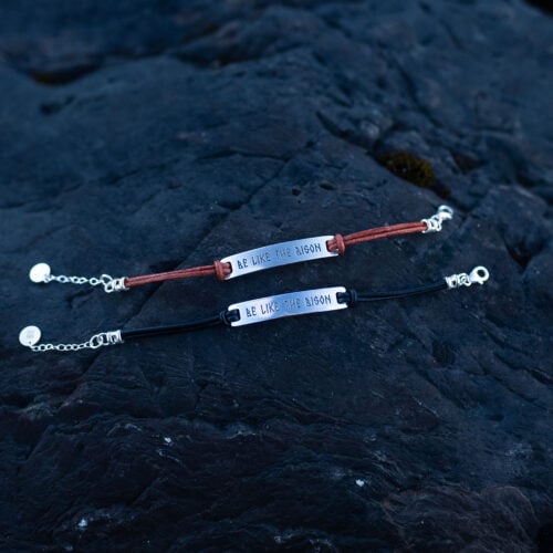 Bison - Bracelet (Plate/Leather)